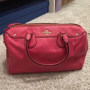 Coach pink handbag